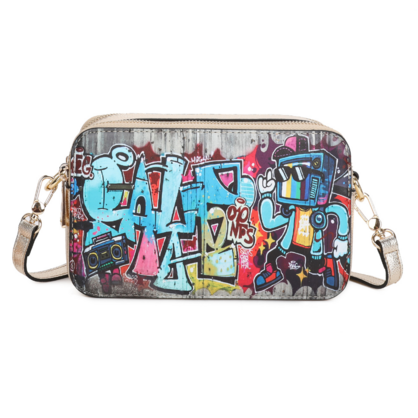 Vera May - Huda Gold Vegan Fashion Handbag