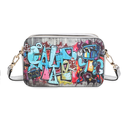 Vera May - Huda Silver Vegan Fashion Handbag