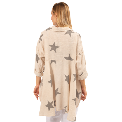 Vera May - White Linen Top