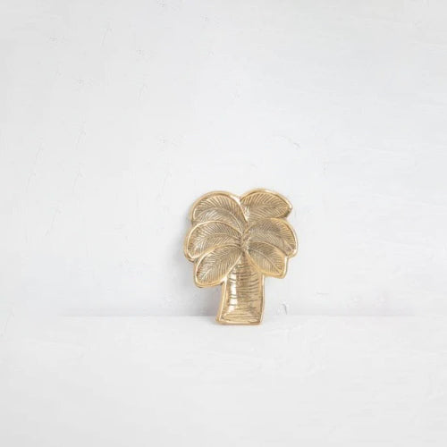 Palm Tray - Brass