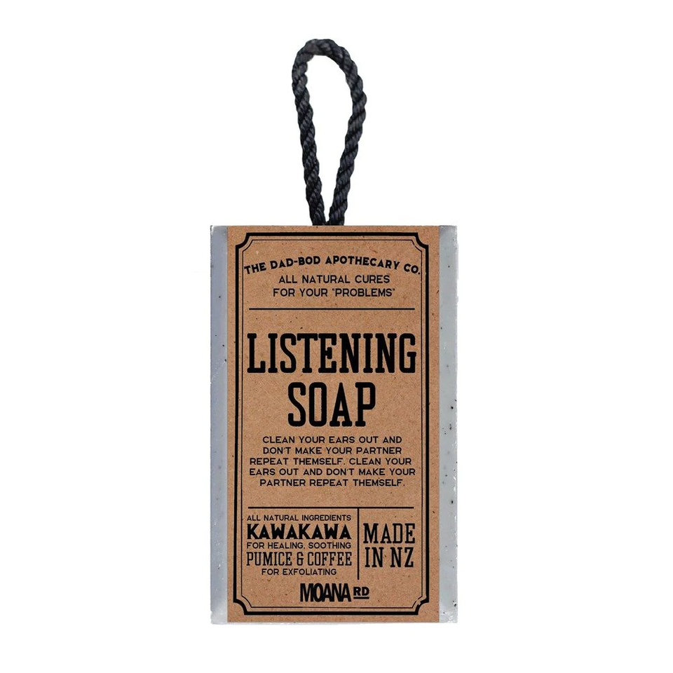 Moana Road Kawakawa Soap On A Rope -Listening Soap