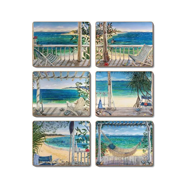 Coasters - Beach Balconies Set of 6