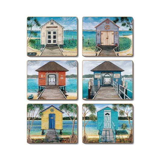 Coasters - Boathouses Set of 6