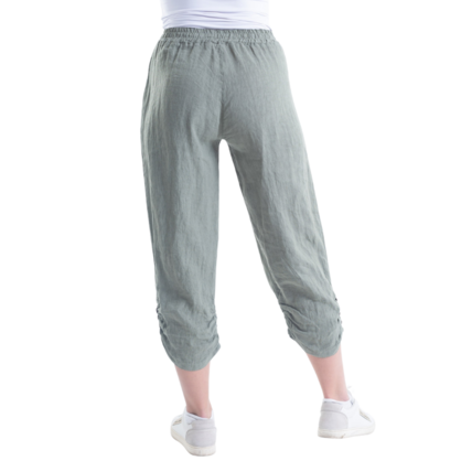 Vera May - Italian Linen Pants Sage