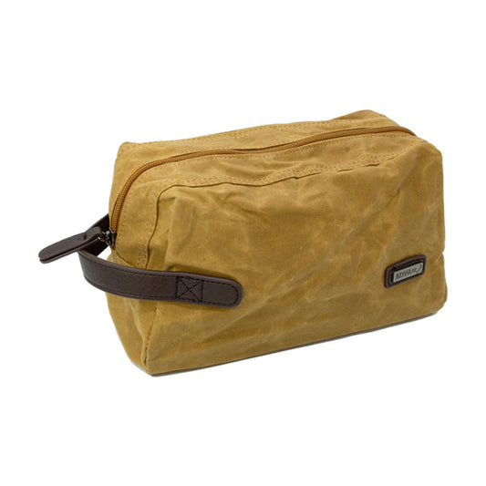 Moana Road Toilet Bag - Waxed Tan