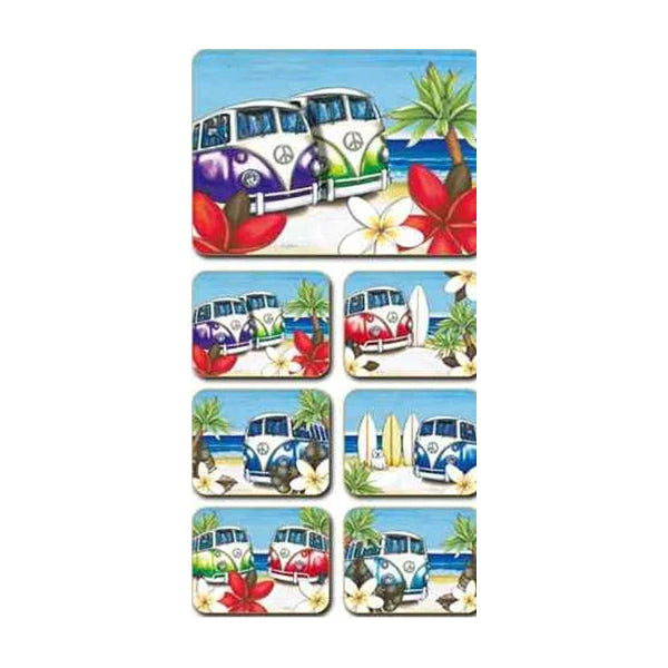 Placemats - Beach Kombi Set of 6