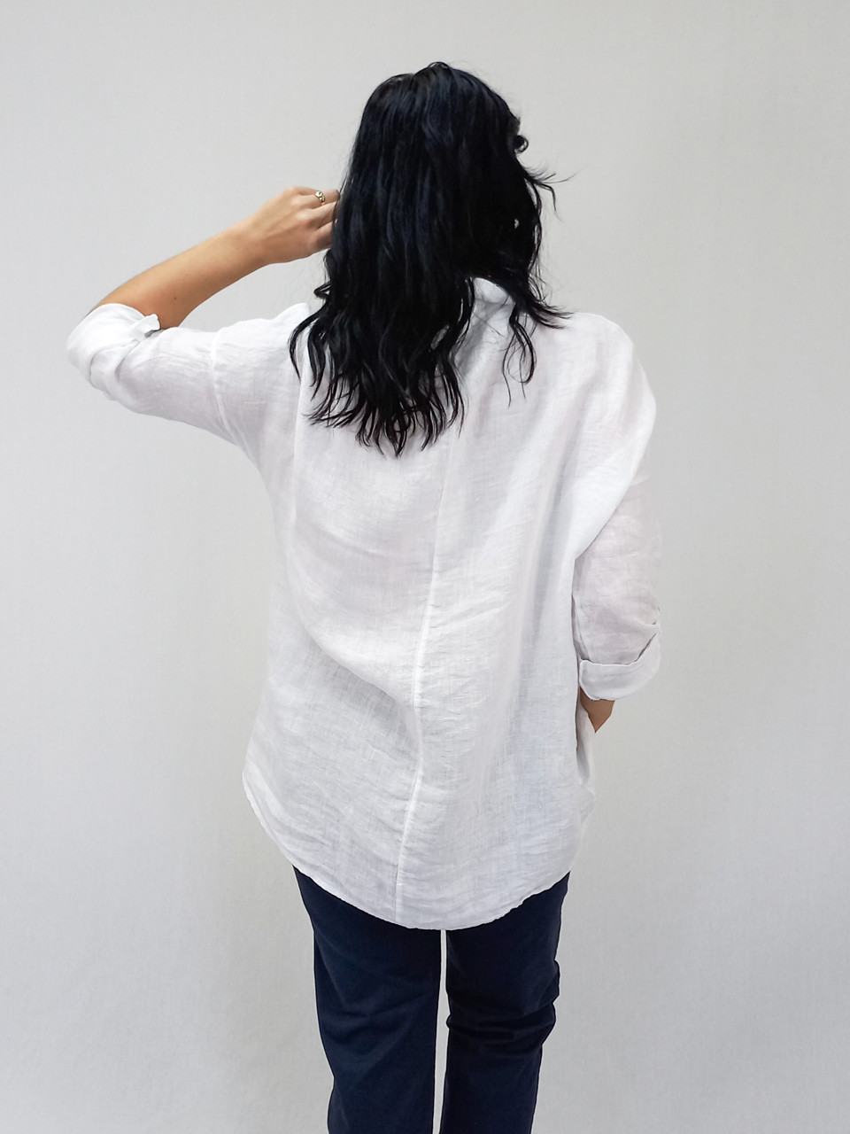 Aida Rose - Rebecca Classic Linen Shirt