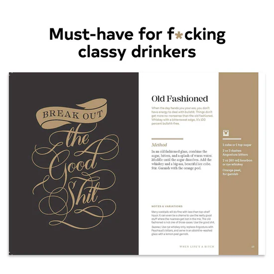 Books - Classy As F*ck Cocktails - Hardcover