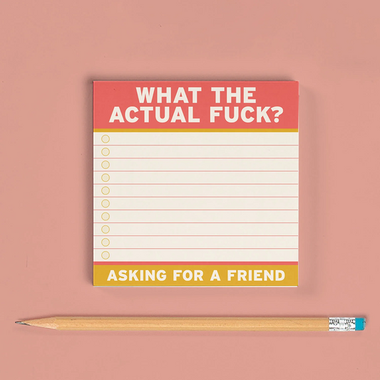 Sticky Notes - What the Actual F*ck Large Sticky Notes (4 x 4-inches)