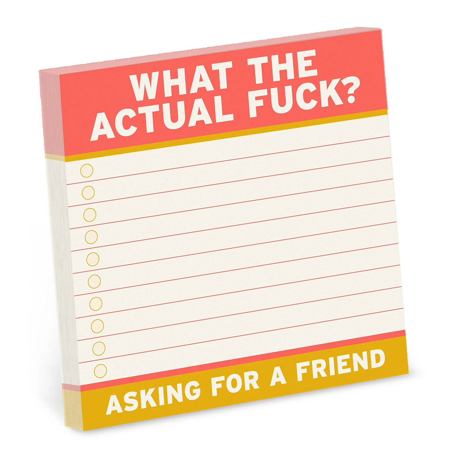 Sticky Notes - What the Actual F*ck Large Sticky Notes (4 x 4-inches)