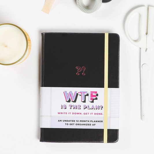 Books - WTF Undated Planner & Weekly Agenda Notebook