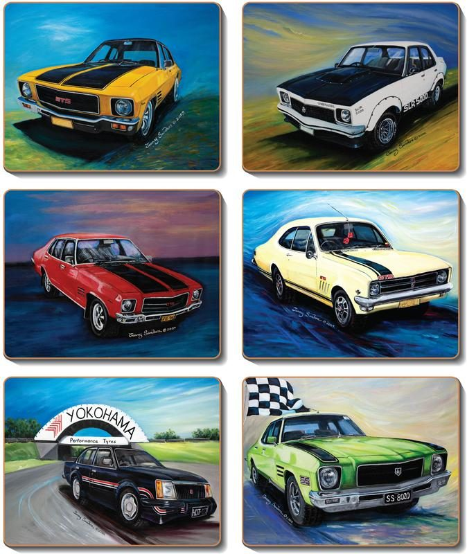 PLACEMATS & COASTERS SALE - Hot Classics - $50 a set
