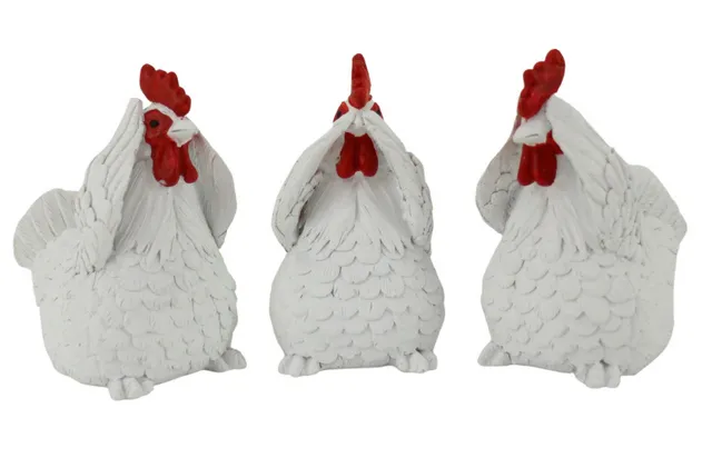 Hear/See/Speak Hens - Set of 3