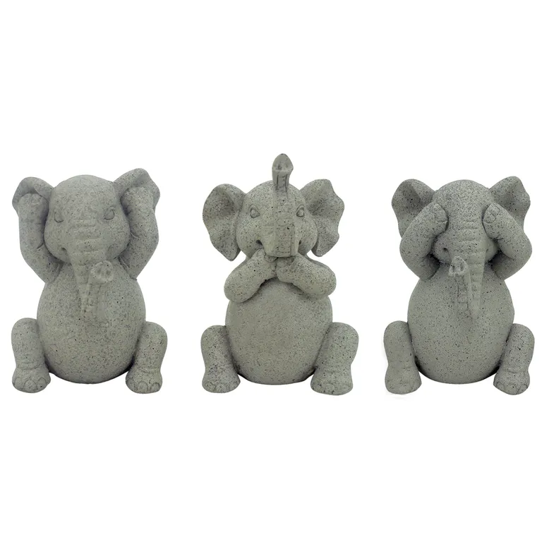 Hear/See/Speak Elephants - Set of 3