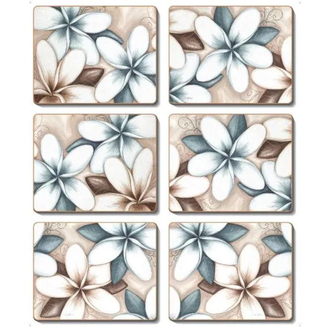 Coasters - Frangipani Set of 6