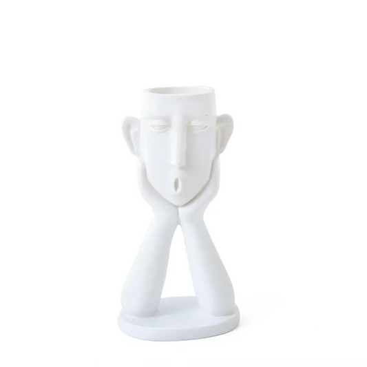 Planter - Three's Company Face Planter - The White One