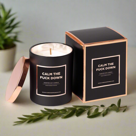 Disrupted Industries - Calm The Fuck Down Soy Candle