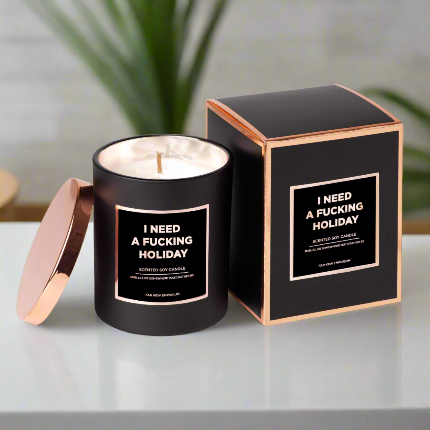 Disrupted Industries - I Need a Fucking Holiday Luxury Scented Candle