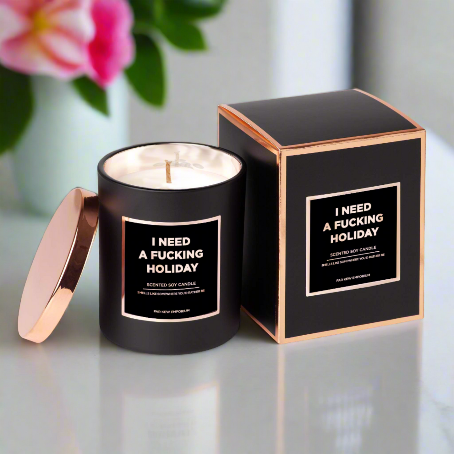 Disrupted Industries - I Need a Fucking Holiday Luxury Scented Candle