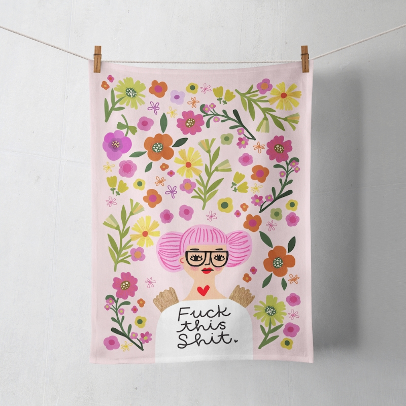 Tea Towel - F*ck This Shit