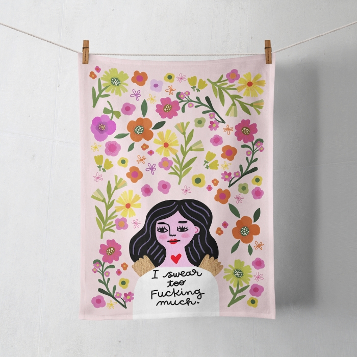 Tea Towel - I Swear Too F*cking Much