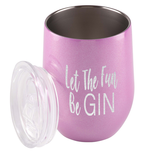 Disrupted Industries - Let The Fun Be Gin Stainless Steel Tumbler