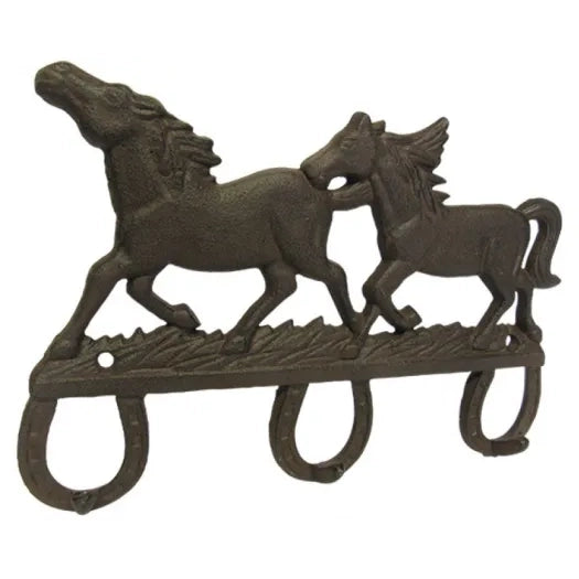 Cast Iron - Two Horses Hook