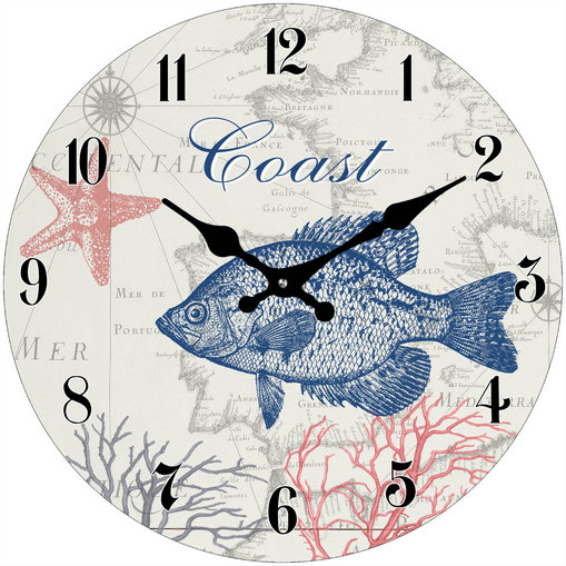 GET POSH - Wall Clock - Coastal 30cm