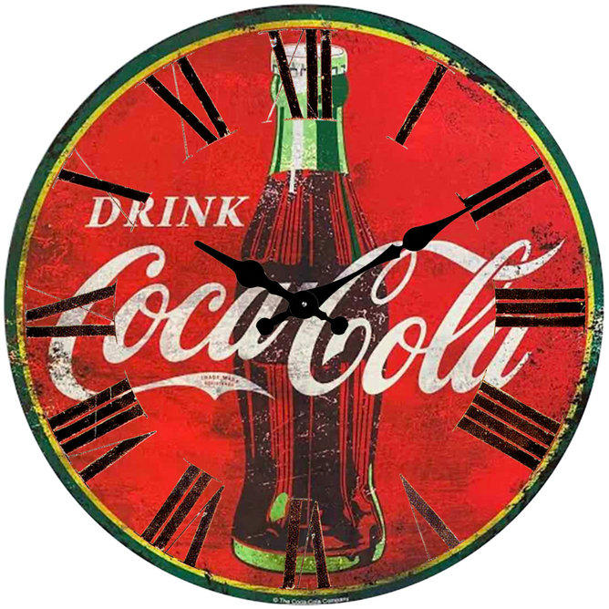 GET POSH - Wall Clock - Coca Cola