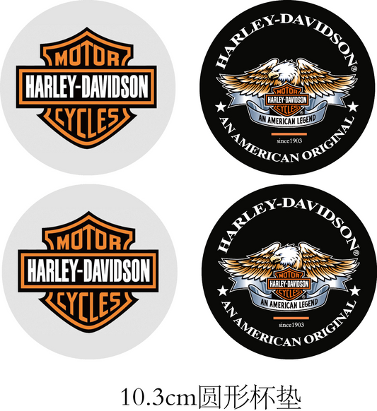 GET POSH - Coasters - Harley Davidson