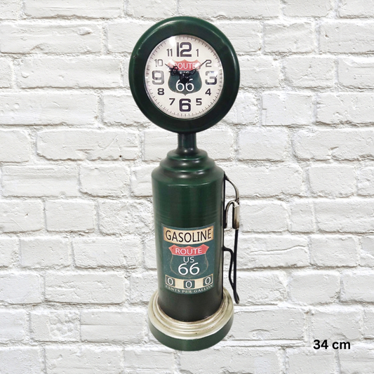 Clock - Metal Bowser Route 66