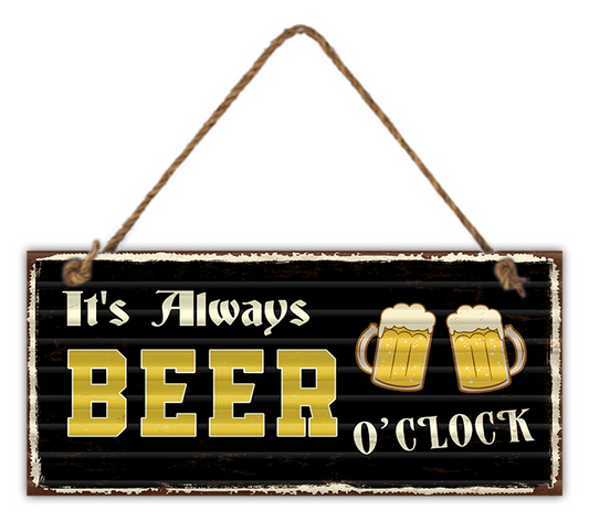 GET POSH - Signs - Beer O'Clock