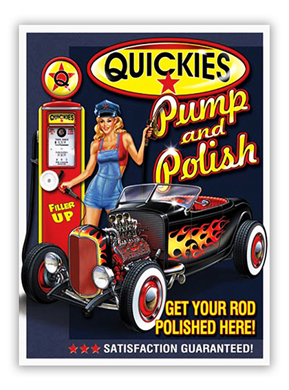 GET POSH - Signs - Quickies Pump n Polish 30x40cm