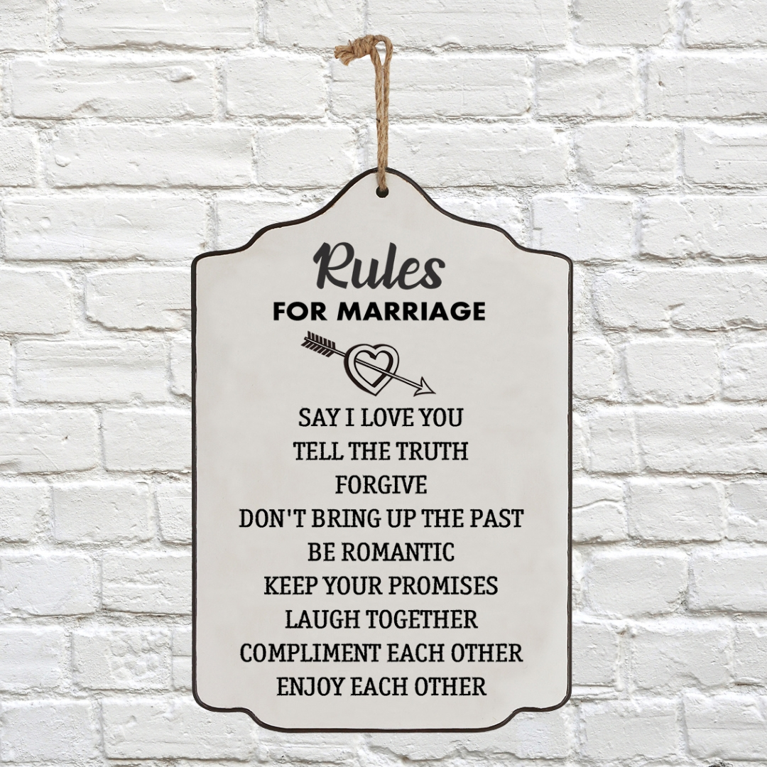 Signs - Rules For Marriage