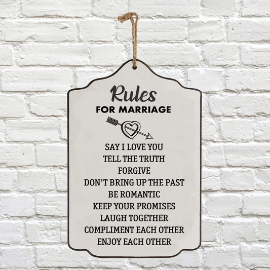 Signs - Rules For Marriage