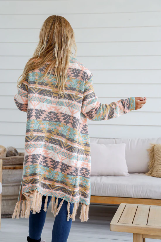Cardigan - Multi Wanderer Long