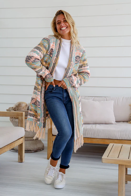 Cardigan - Multi Wanderer Long