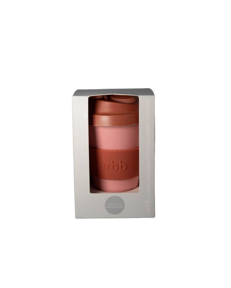 Porter & Green - Terra + Peach Urbb Biodegradable Bamboo Coffee Cup