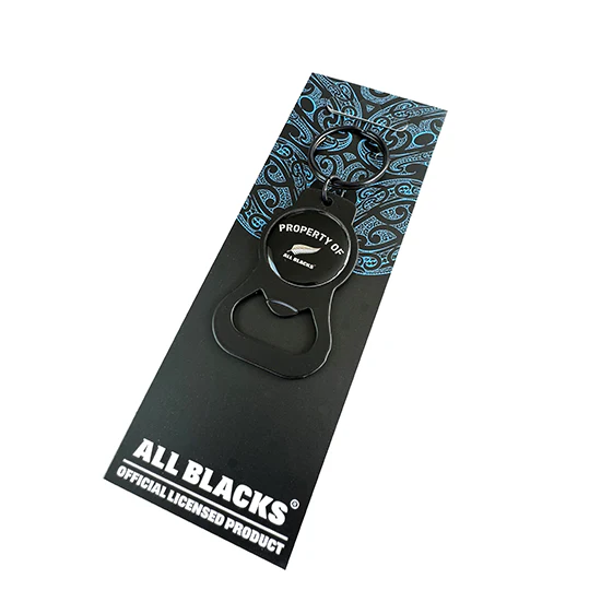 All Blacks Official Merchandise - Property of All Blacks Classic Bottle Opener Keyring