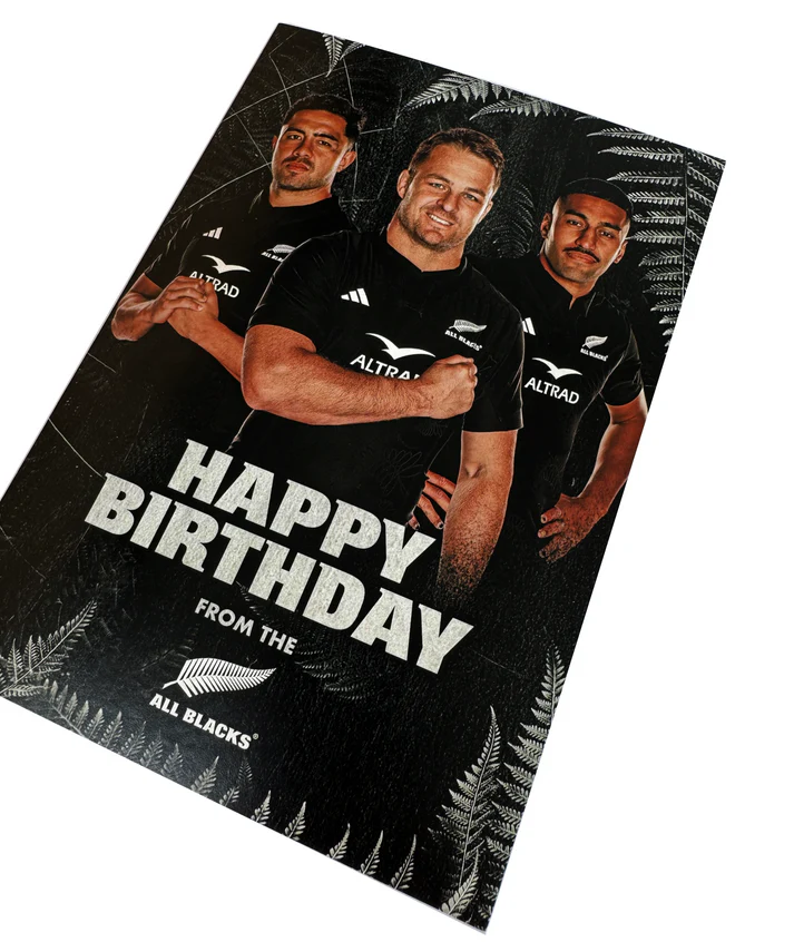 All Blacks Official Merchandise - Birthday Cards for the Ultimate Fan