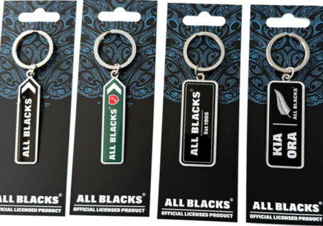 All Blacks Official Merchandise - Home Ground Advantage Range Keyrings