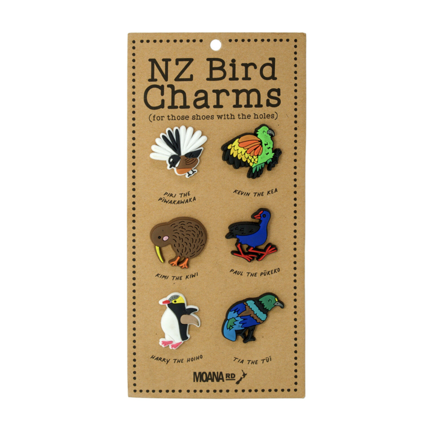 Moana Road - NZ Birds Charms Set