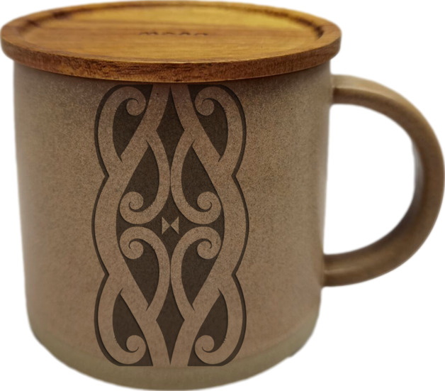 Moana Road - Ceramic Mug - Miriama Grace-Smith Brown