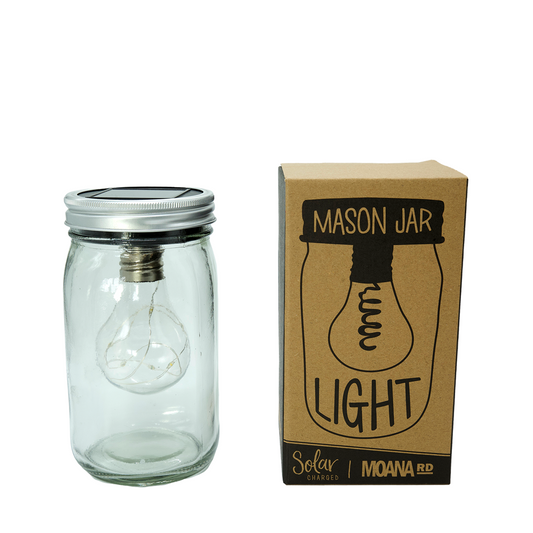 Moana Road - Mason Jar Light Solar Charged