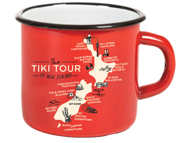 Mugs - Moana Road Enamel Mug - Tiki Tour