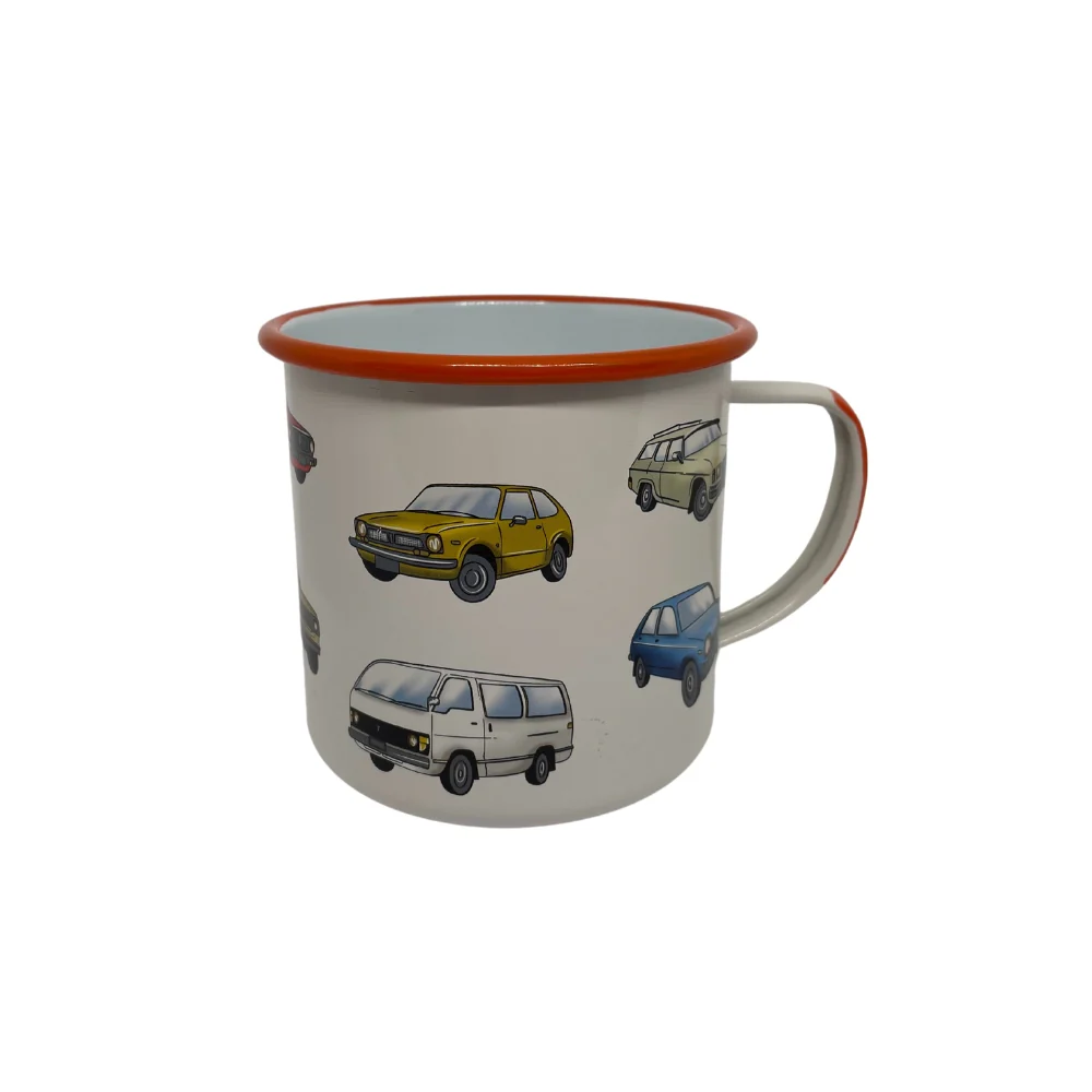 Mugs - Moana Road Enamel Mug - NZ Vintage Car Club