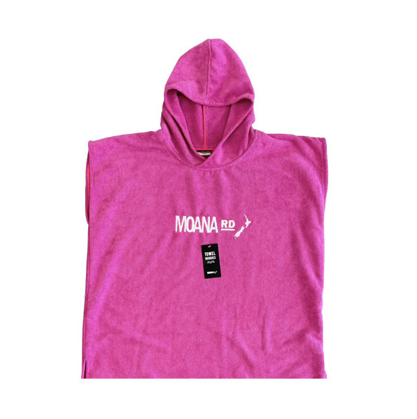 Moana Road Towel Hoodie - Adventure Pink Kids