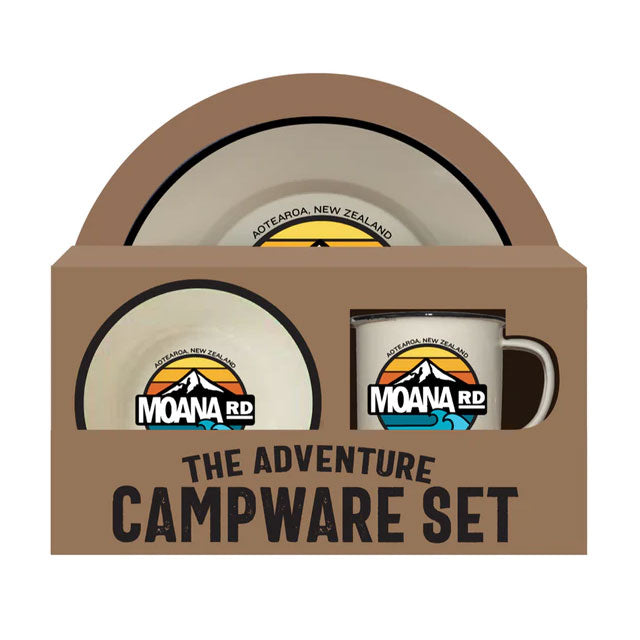 Moana Road - Enamel Adventure Campware Set