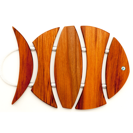 Romeyn Woodcrafts - Rimu Fish Pot Stand