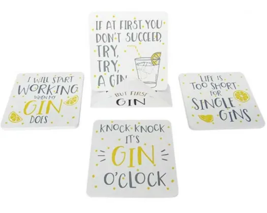 Coasters - Gin Set of 4